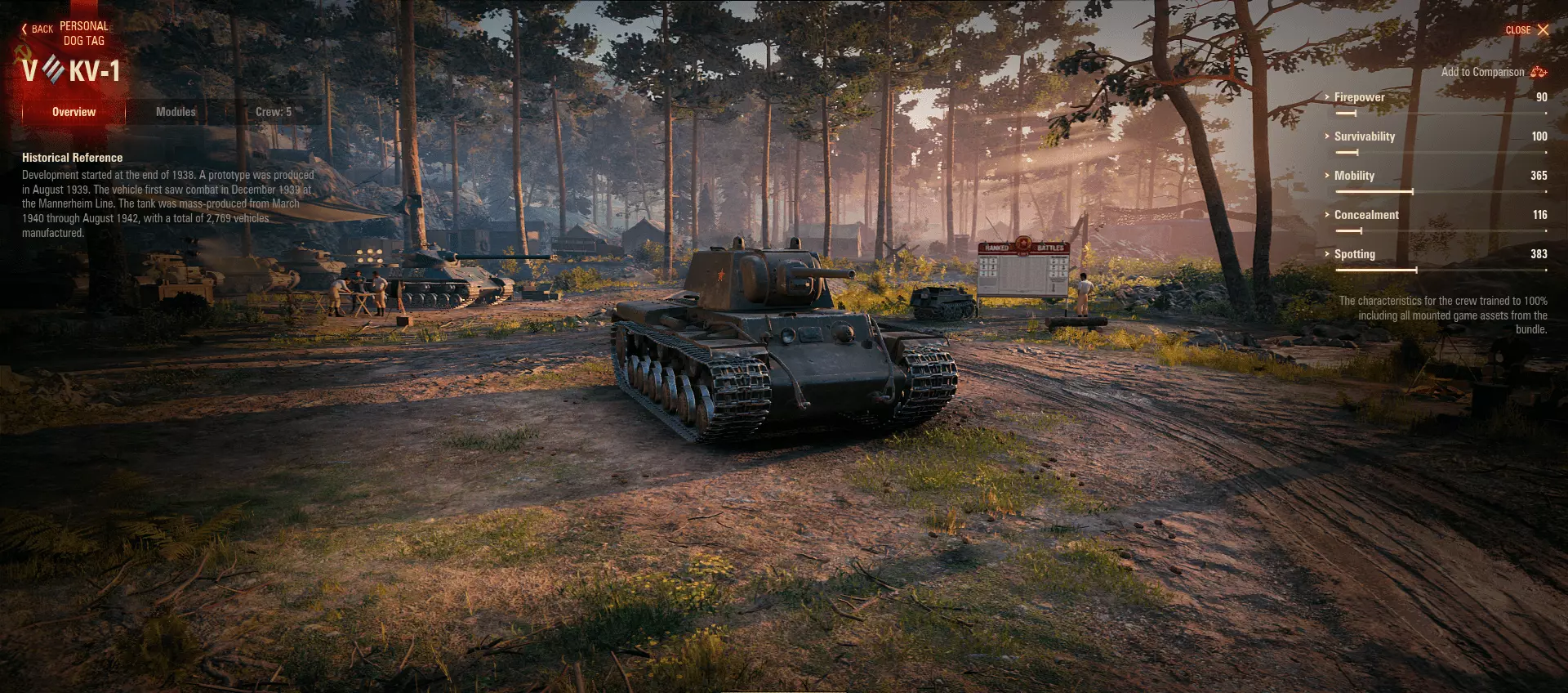 KV-1 Soviet heavy tank