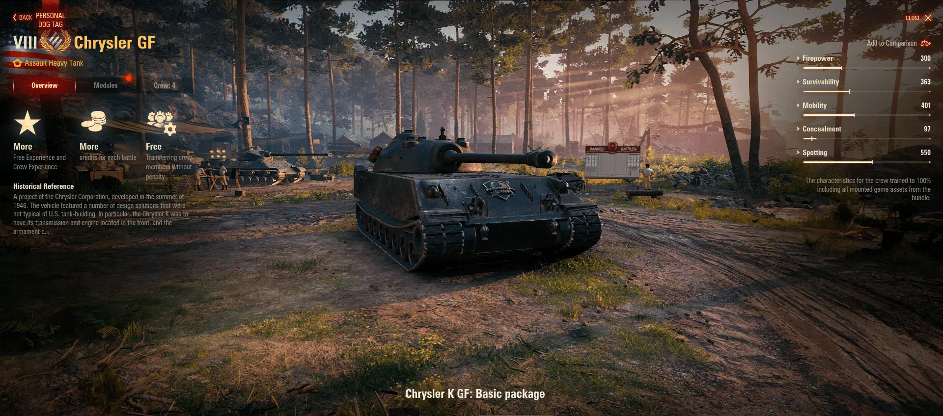 Chrysler K heavy tank