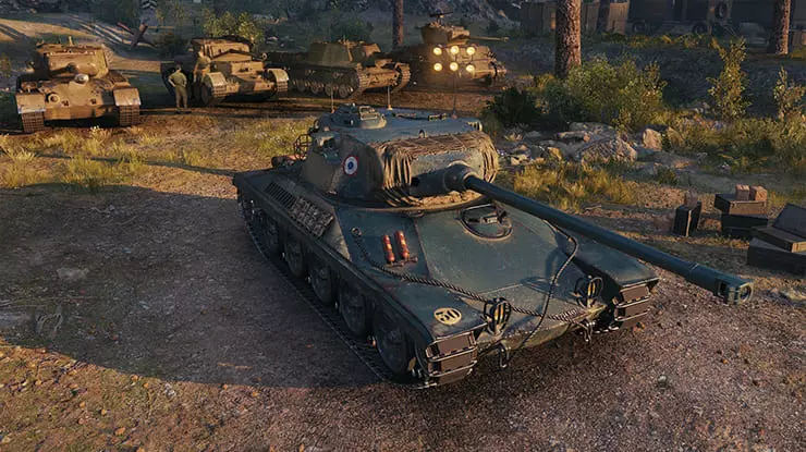 AltProto AMX 30 French premium medium tank in World of Tanks garage