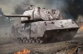 German E 100 heavy tank model in World of Tanks garage